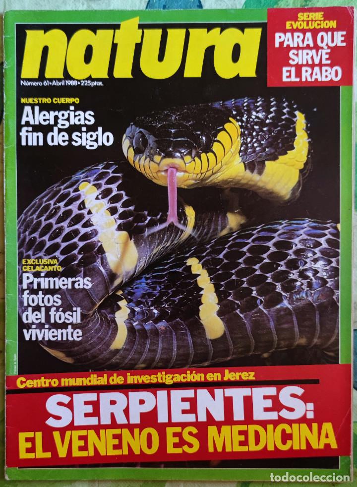 Coleccionismo de Revistas y Peri&oacute;dicos: Revista natura Abril 1988 n&ordm; 61