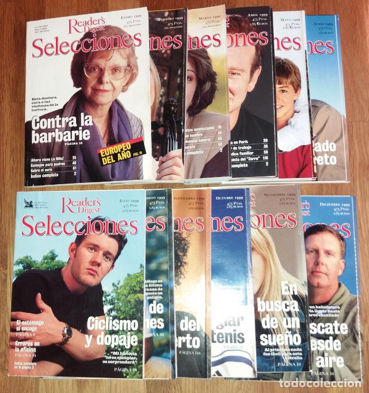 Collectionnisme de Revues et Journaux: SELECCIONES DEL READER&acute;S DIGEST. A&ntilde;o 1999 completo : N&uacute;ms. 698 a 709. 12 vol.: Enero - diciembre
