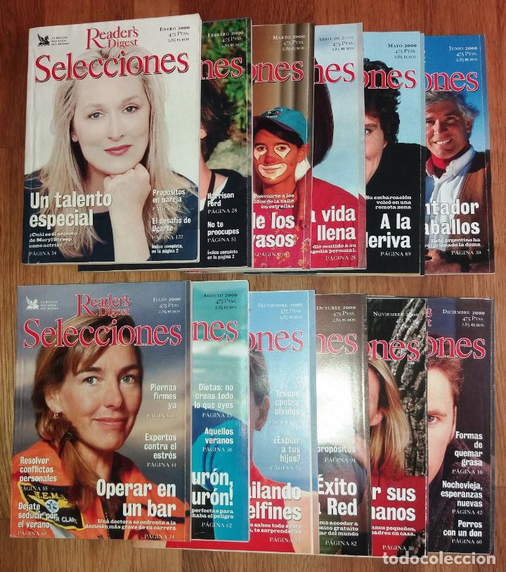 Collectionnisme de Revues et Journaux: SELECCIONES DEL READER&acute;S DIGEST. A&ntilde;o 2000 completo : N&uacute;ms. 710 a 721. 12 vol.: Enero - diciembre