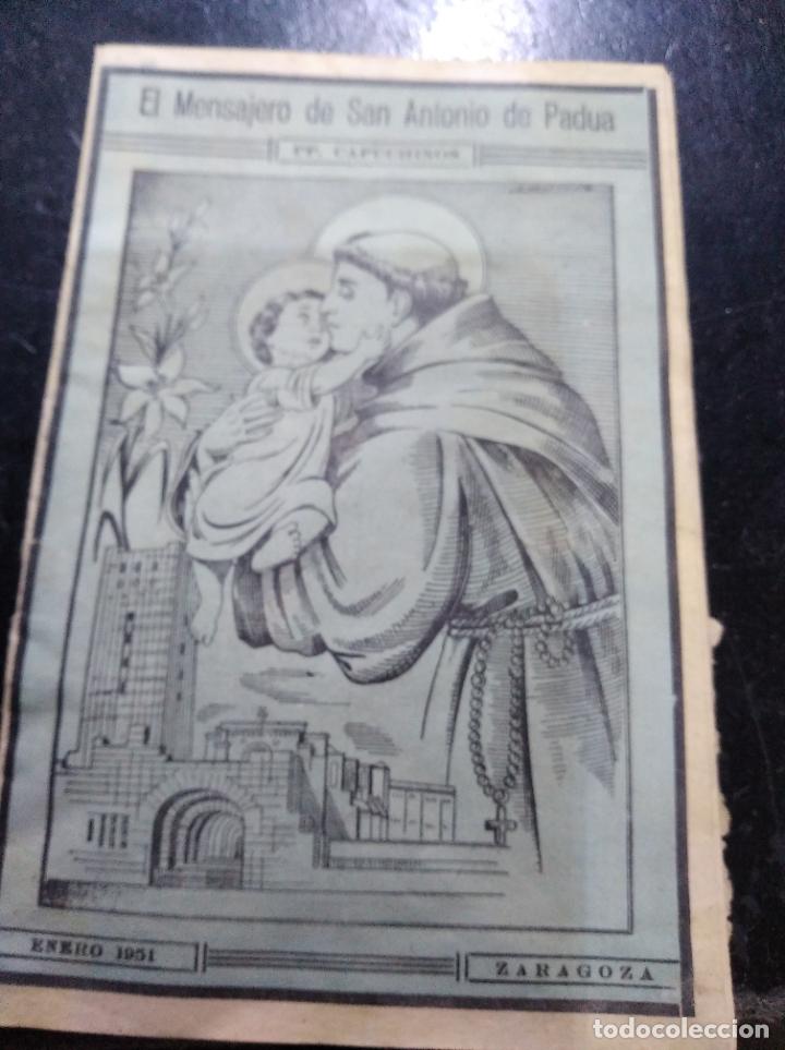 Coleccionismo de Revistas y Peri&oacute;dicos: REVISTA MENSUAL EL MENSAJERO DE SAN ANTONIO DE PADUA ENERO DE 1951 N&ordm;253