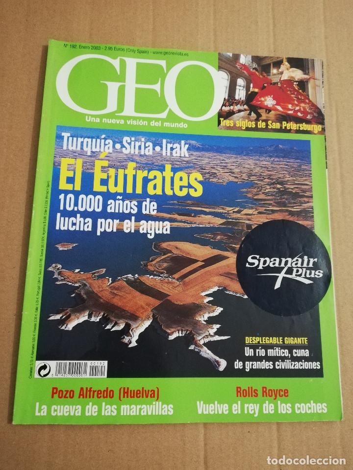 Collectionnisme de Revues et Journaux: REVISTA GEO N&ordm; 192 (EL &Eacute;UFRATES. 10000 A&Ntilde;OS DE LUCHA POR EL AGUA)
