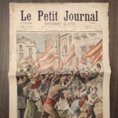 Coleccionismo de Revistas y Periódicos: LE PETIT JOURNAL - GUERRA DE CUBA - GUERRA HISPANO - AMERICANA - 1898 - COMPLETO 8PG. Lote 316531228