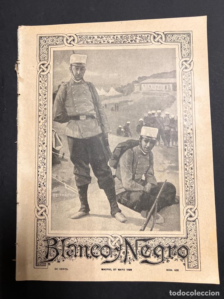 Collection Magazines and Newspapers: BLANCO Y NEGRO. N&ordm; 421. 1899. LA CORTE EN ARANJUEZ. LA CONFERENCIA DE LA PAZ. LEER