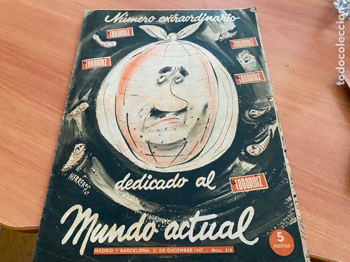 Coleccionismo de Revistas y Peri&oacute;dicos: LA CODORNIZ N&ordm; 319 EXTRAORDINARIO PORTADA HERREROS. 21 DICIEMBRE 1947 (CODG2)