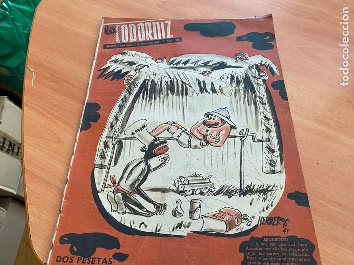 Coleccionismo de Revistas y Peri&oacute;dicos: LA CODORNIZ N&ordm; 276 PORTADA HERREROS. 2 MARZO 1947 (CODG2)