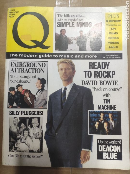 Coleccionismo de revistas y peri&oacute;dicos: Revista Q 1989 N&deg;33. David Bowie