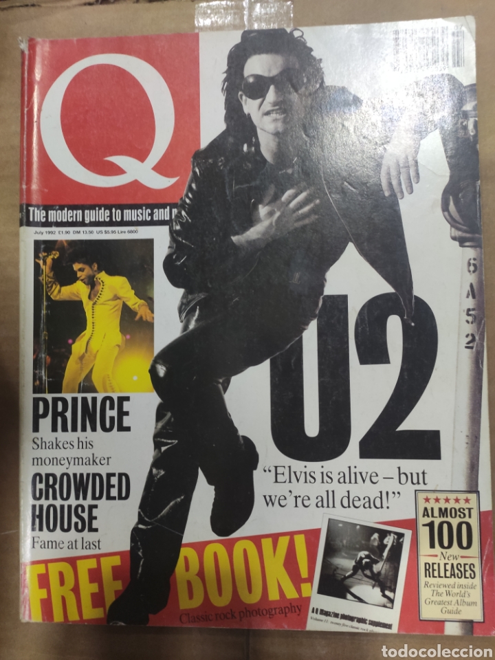 Sammeln von Zeitschriften und Zeitungen: Revista Q 1992 N&deg;70. U2