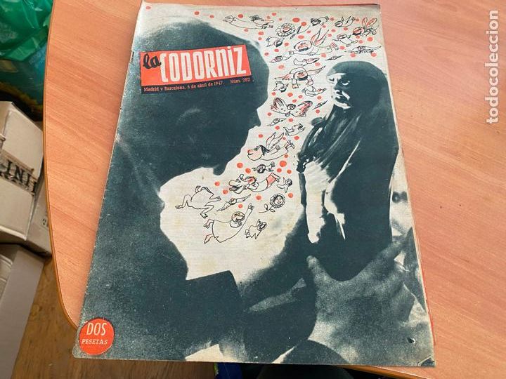 Coleccionismo de Revistas y Peri&oacute;dicos: LA CODORNIZ N&ordm; 282 PORTADA HERREROS. 26 ABRIL1947 (CODG2)