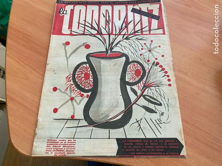 Coleccionismo de Revistas y Peri&oacute;dicos: LA CODORNIZ N&ordm; 580 PORTADA HERREROS. 28 DICIEMBRE 1952 (CODG2)