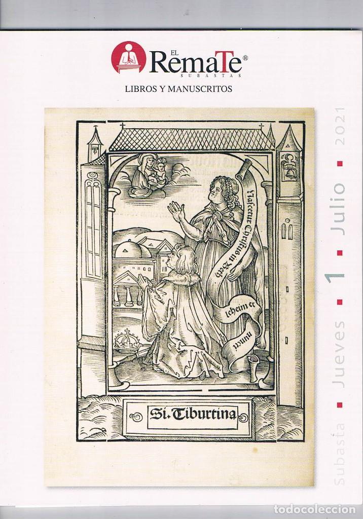 Collection Magazines and Newspapers: Revista el remate subastas libros y manuscritos julio 2021 **