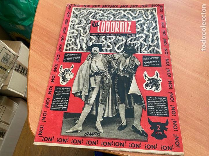 Coleccionismo de Revistas y Peri&oacute;dicos: LA CODORNIZ N&ordm; 258 PORTADA HERREROS. 20 OCTUBRE 1946 (CODG2)