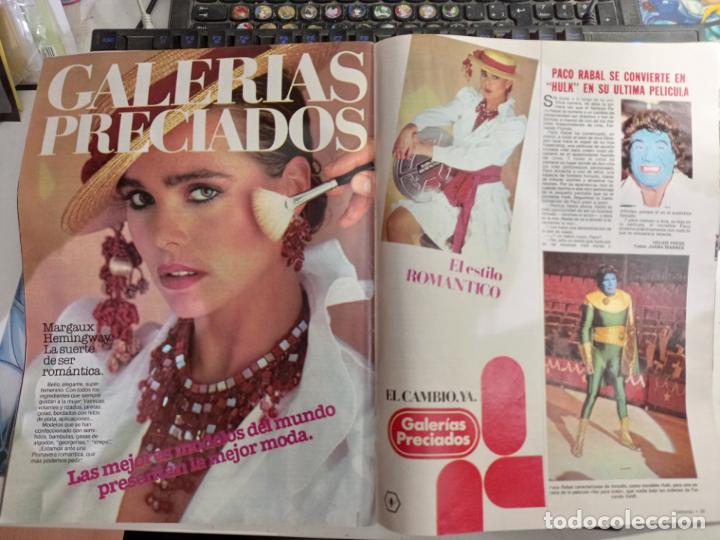 Collection Magazines and Newspapers: ANUNCIO MARGAUX HEMINGWAY GALERIAS PRECIADOS PACO RABAL