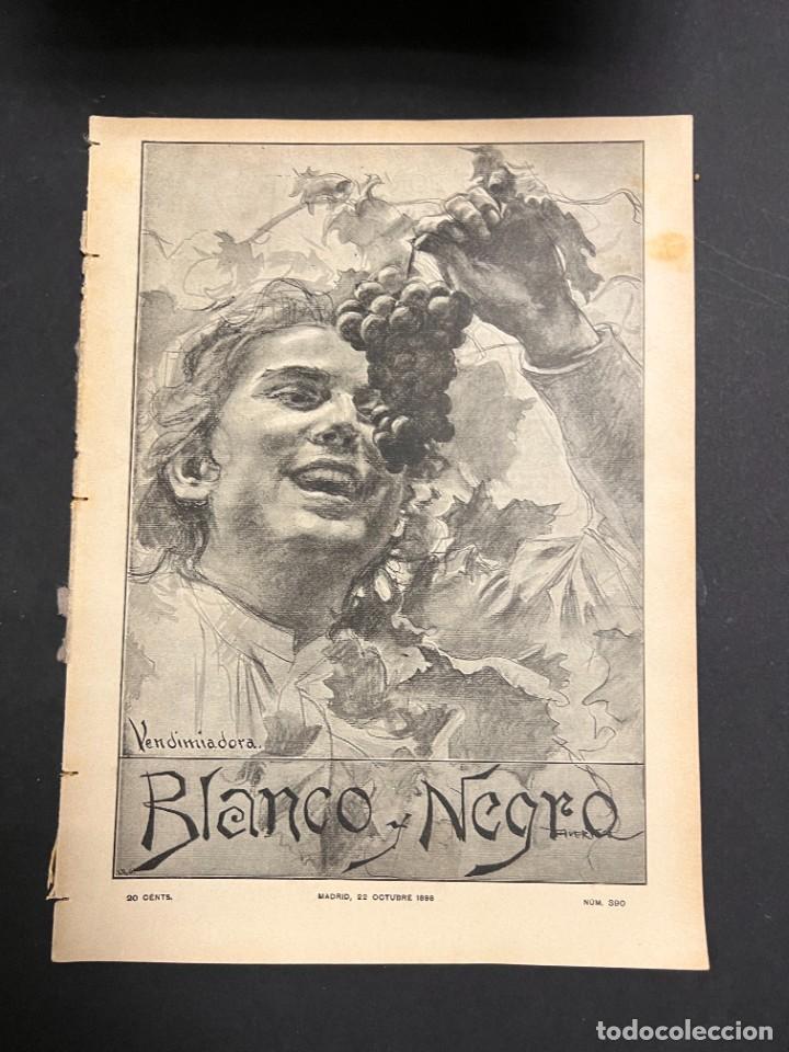 Collection Magazines and Newspapers: BLANCO Y NEGRO. N&ordm; 390. 1898. ZOLA. GARCILASO DE MANUEL REINA. LEER