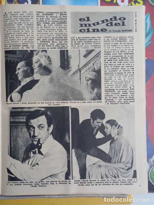 Coleccionismo de Revistas y Peri&oacute;dicos: ROMY SCHNEIDER michel piccoli claude lelouch lino ventura