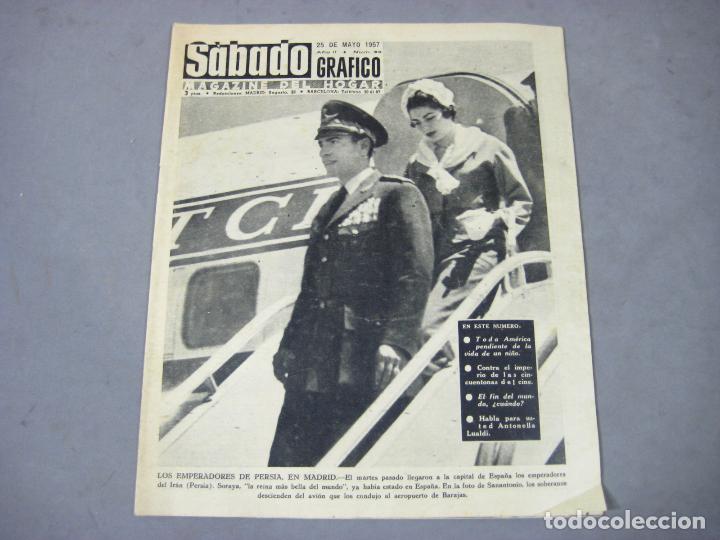 Coleccionismo de Revistas y Peri&oacute;dicos: REVISTA S&Aacute;BADO GR&Aacute;FICO A&Ntilde;O 2, N&ordm; 34. MAYO DE 1957. MAGAZINE DEL HOGAR