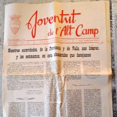 Coleccionismo de Revistas y Periódicos: 1973 Nº1558 ”JOVENTUT DE L´ALT CAMP” 30 ANIVERSARIO DEL SEMANARIO, LOAS AL DIRECTOR E. CIRAC FONTOVA. Lote 317307693