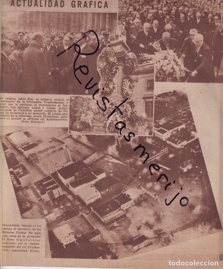 Coleccionismo de revistas y peri&oacute;dicos: DIARIO A&Ntilde;O 1950 CENTENARIO COMPA&Ntilde;IA TRASATLANTICA ANTONIO LOPEZ MARQUES DE COMILLAS CONDE RUISE&Ntilde;ADA
