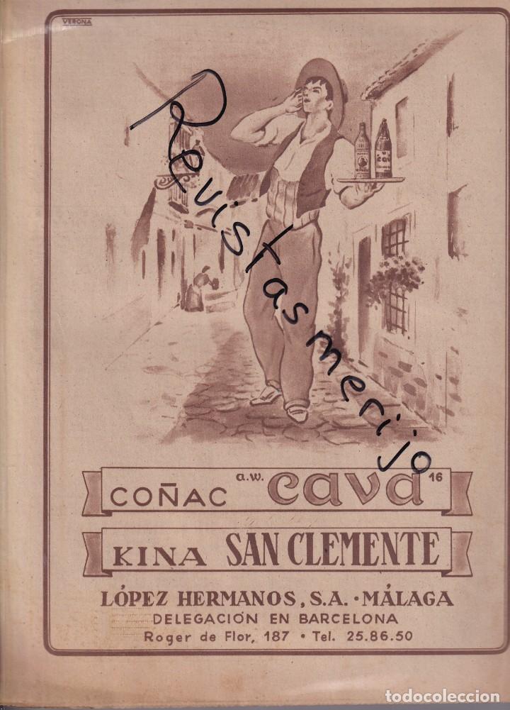 Coleccionismo de revistas y peri&oacute;dicos: DIARIO A&Ntilde;O 1950 ANUNCIO DE UNA PAGINA KINA SAN CLEMENTE LOPEZ HERMANOS SA MALAGA BARCELONA