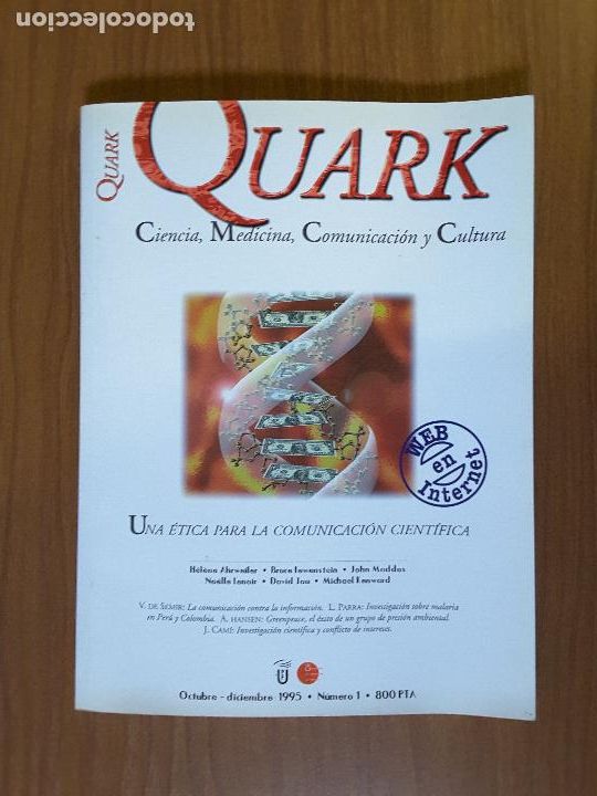 Collezionismo di Riviste e Giornali: Revista Quark 1. Ciencia, Medicina, Comunicaci&oacute;n y Cultura.