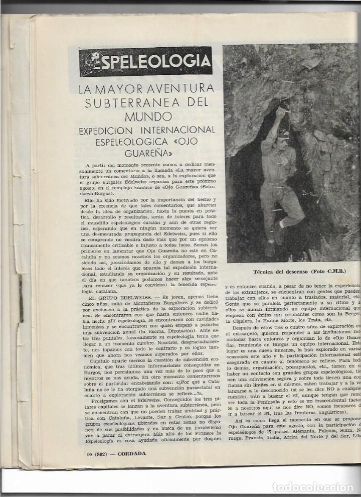 Coleccionismo de Revistas y Peri&oacute;dicos: A&Ntilde;O 1958 EXCURSIONISMO ESPELEOLOGIA OJO GUARE&Ntilde;A CLAUSTRO ROMANICO LLU&Ccedil;A LEYENDA LA MALA VELLA