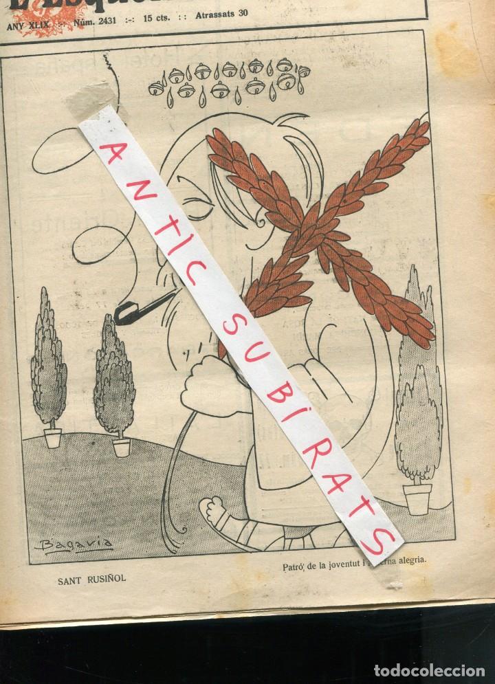 Coleccionismo de Revistas y Peri&oacute;dicos: REVISTA A&Ntilde;O 1926 CARICATURA DE SANTIAGO RUSI&Ntilde;OL ARTICULOS DIVERSOS SOBRE EL PINTOR