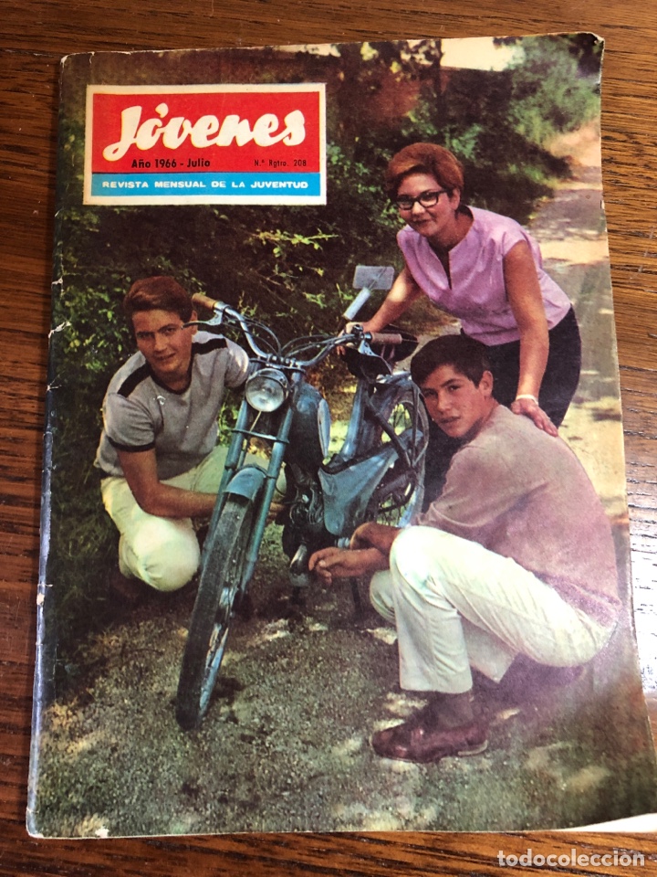 Coleccionismo de Revistas y Peri&oacute;dicos: REVISTA J&Oacute;VENES 1966 (TOUR DE FRANCIA, GABICA, AVI&Oacute;N, MOTO&hellip;)