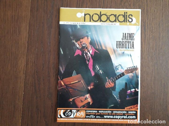 Coleccionismo de revistas y peri&oacute;dicos: revista nobadis, n&ordm; 155, noviembre 2008, Jaime Urrutia, que barbaridad.