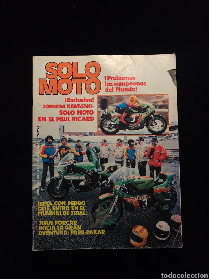 Coleccionismo de Revistas y Peri&oacute;dicos: Revista solo moto enero 1982