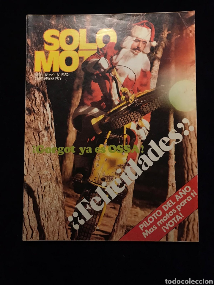 Coleccionismo de Revistas y Peri&oacute;dicos: Revista solo moto diciembre 1979