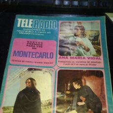 Coleccionismo de Revistas y Periódicos: REVISTA TELE RADIO Nº636 2/3/1970 ANA MARIA VIDAL, GERALDINE CHAPLIN.TERESA GIMPERA,MONTECARLO