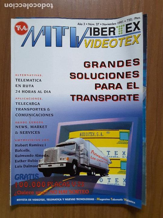 Collezionismo di Riviste e Giornali: MTV Ibertex Videotex 27.