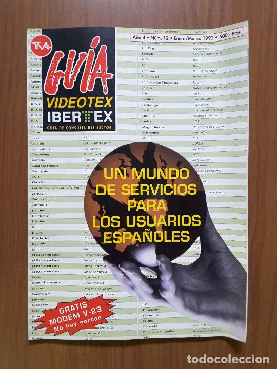 Collezionismo di Riviste e Giornali: Gu&iacute;a Videotex Ibertex 12.