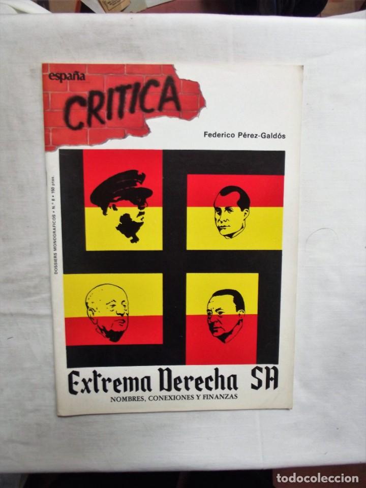 Revista España Critica Nº 8 Extrema Derecha Sa Comprar Otras Revistas Y Periódicos Modernos En 2067