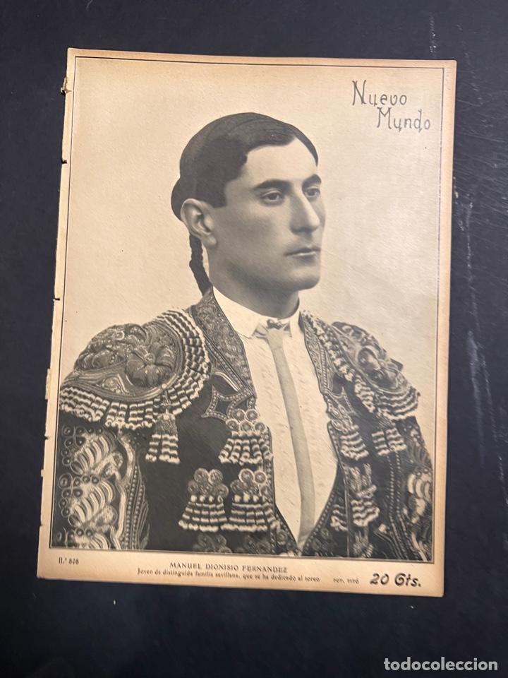 Sammeln von Zeitschriften und Zeitungen: NUEVO MUNDO. N&ordm; 808. 1909. EL AEROPLANO DE LOS HERMANOS SALAMANCA. LAS REFORMAS DE BARCELONA