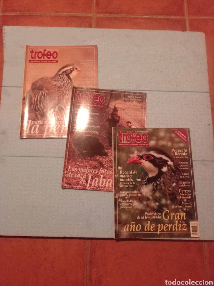 Coleccionismo de Revistas y Peri&oacute;dicos: Trofeo caza n&uacute;mero 313 314 y 317