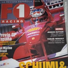 Coleccionismo de Revistas y Periódicos: REVISTA F1 RACING MAYO 2000 N 15 PREVIO GP ESPAÑA FERRARI Y SCHMI COLECCION. Lote 318195428