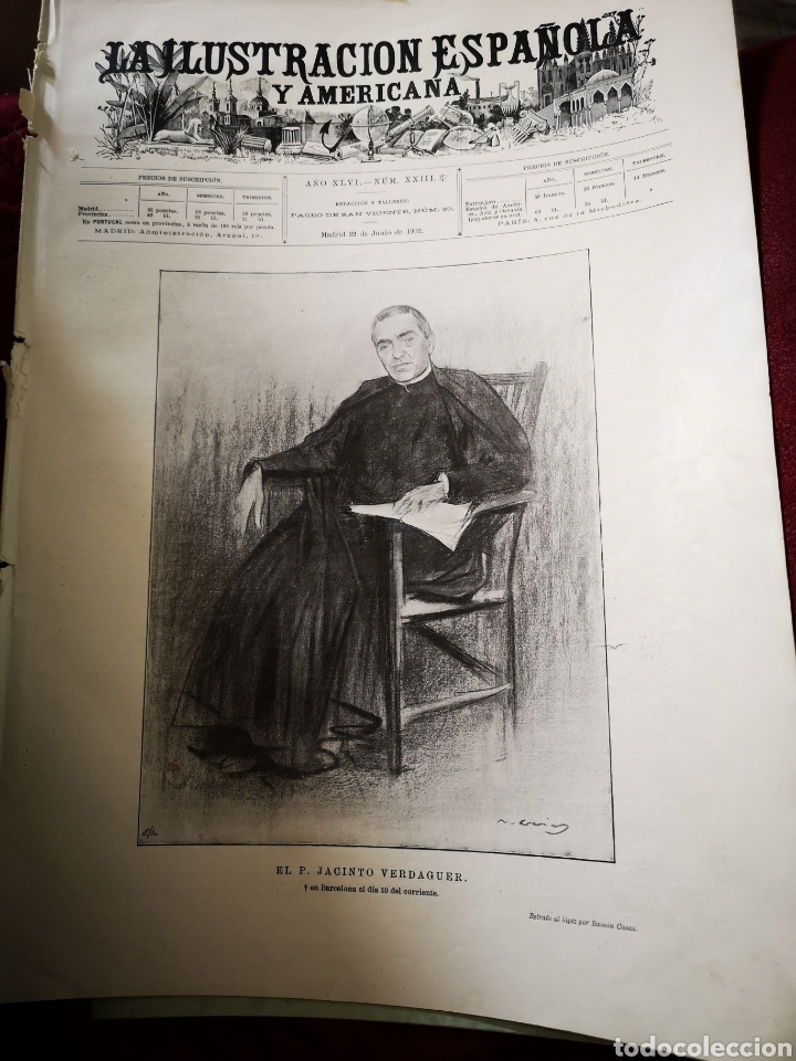 Collezionismo di Riviste e Giornali: Revista La ilustraci&oacute;n espa&ntilde;ola y americana