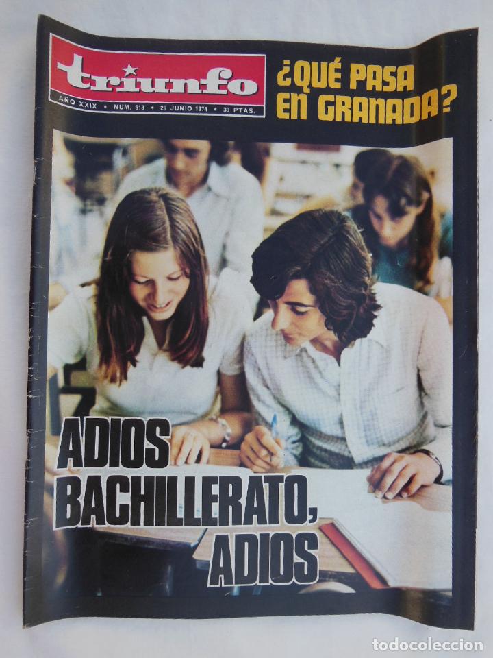 Coleccionismo de revistas y peri&oacute;dicos: TRIUNFO. A&ntilde;o XXIX, Num 613, 29 junio 1974