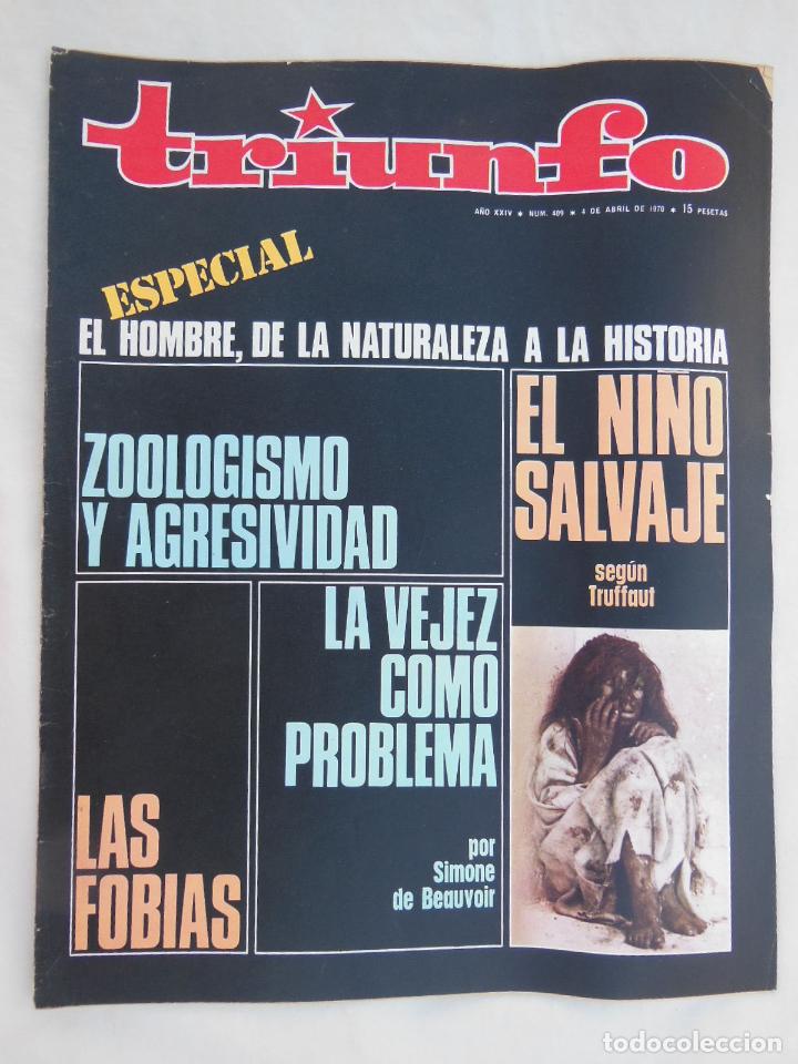Coleccionismo de revistas y peri&oacute;dicos: TRIUNFO. A&ntilde;o XXIV, Num 409, 4 abril 1970