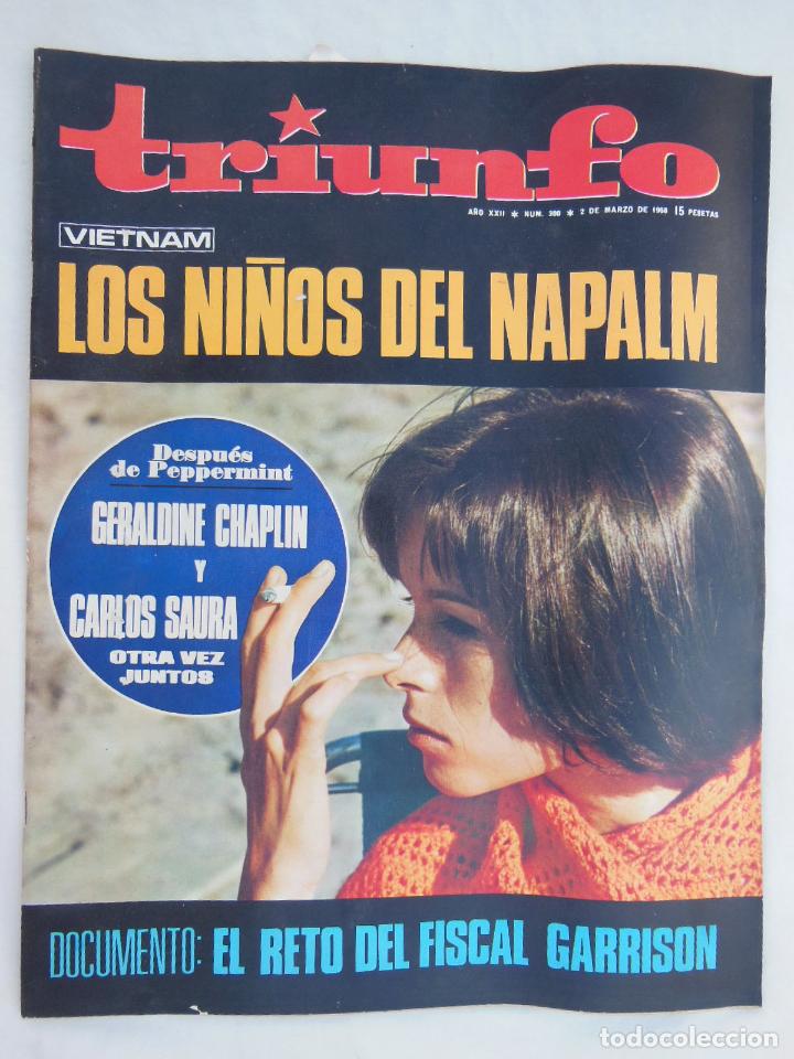 Coleccionismo de revistas y peri&oacute;dicos: TRIUNFO. A&ntilde;o XXII, Num 300, 2 marzo 1968