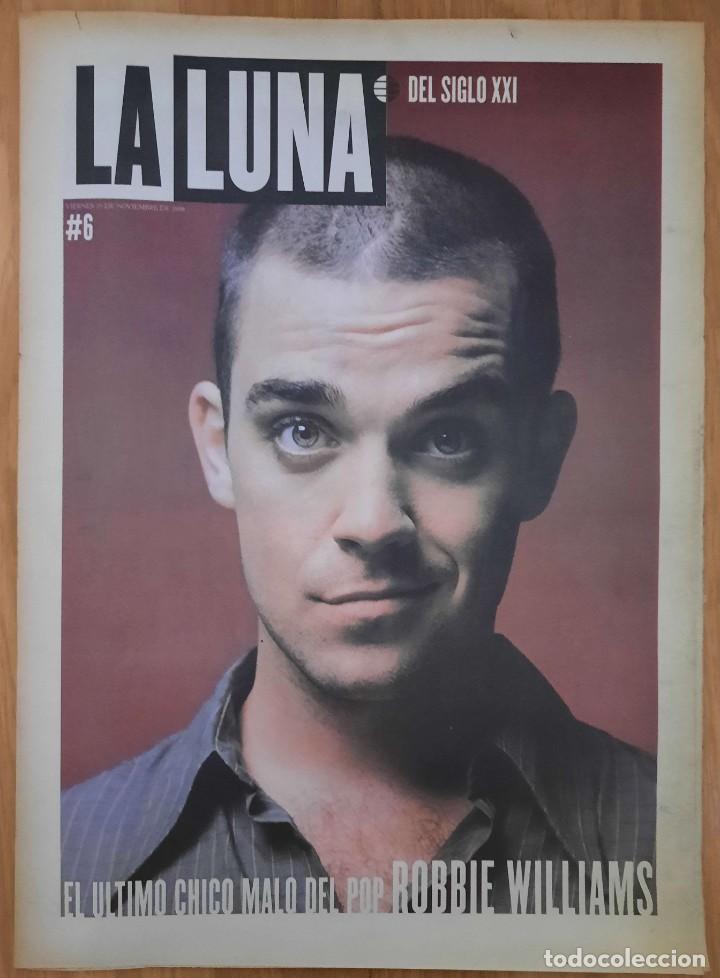 Colecionismo de Revistas e Jornais: La Luna del Siglo XXI n&ordm; 6, nov. 1998 (El Mundo). Robbie Williams