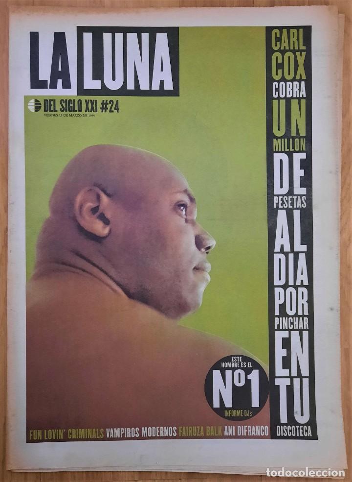 Colecionismo de Revistas e Jornais: La Luna del Siglo XXI n&ordm; 24, mar. 1999 (El Mundo). Carl Cox, Fun Lovin' Criminals, Fairuza Balk