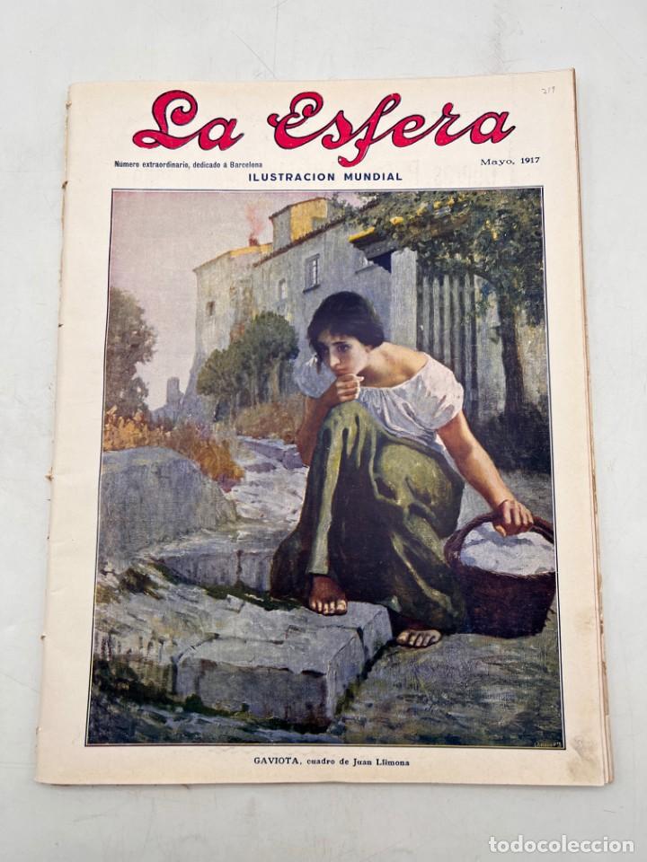 Collection Magazines and Newspapers: LA ESFERA. N&Uacute;MERO EXTRAORDINARIO DEDICADO A BARCELONA. 1917. LEER DESCRIPCION