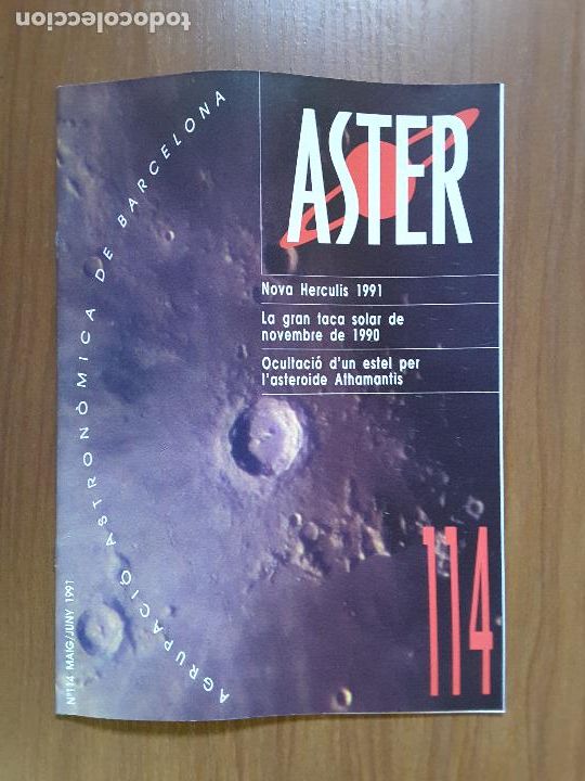 Collezionismo di Riviste e Giornali: Aster 114. Agrupaci&oacute; Astron&ograve;mica de Barcelona