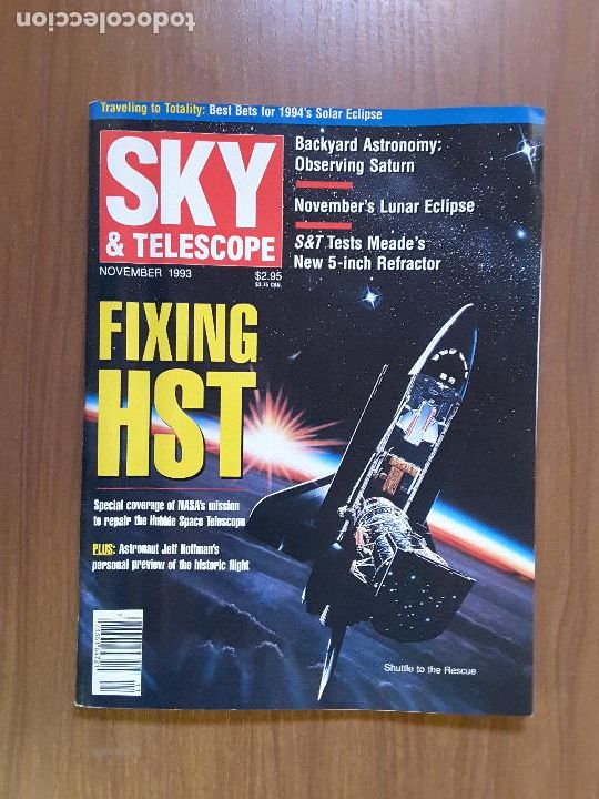 Collezionismo di Riviste e Giornali: Sky & Telescope Vol. 86. No. 5. Noviembre de 1993. En Ingl&eacute;s.