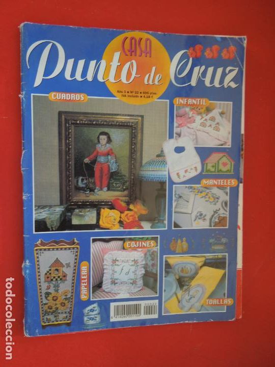 Coleccionismo de Revistas y Peri&oacute;dicos: PUNTO DE CRUZ CASA REVISTA N&ordm; 22 - infantil - cuadro - manteles etc-