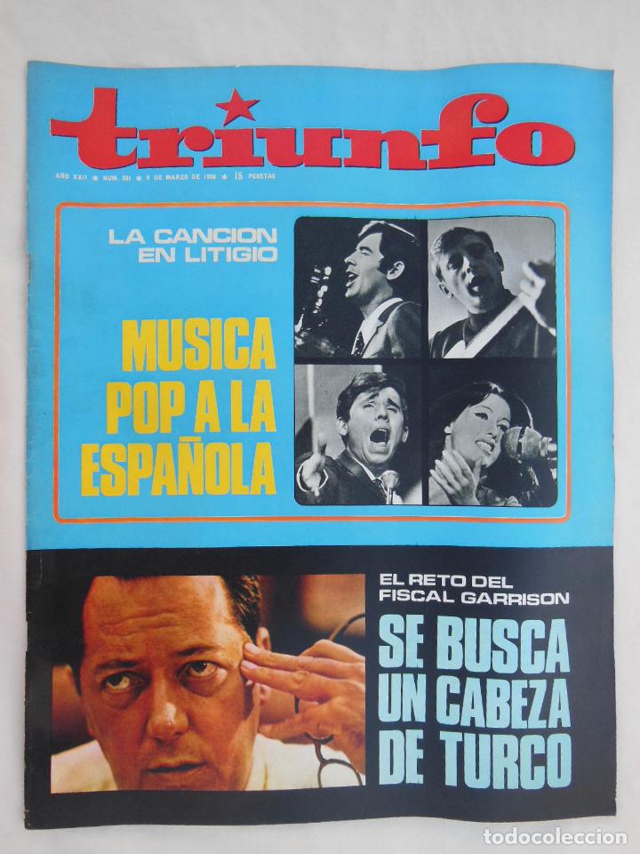 Coleccionismo de revistas y peri&oacute;dicos: TRIUNFO. A&ntilde;o XXII, Num 301, 9 marzo 1968