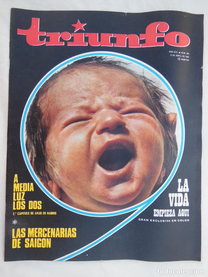 Coleccionismo de revistas y peri&oacute;dicos: TRIUNFO. A&ntilde;o XXII, Num 305, 6 abril 1968