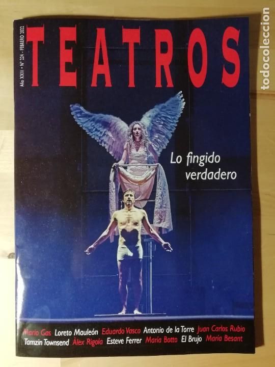 Sammeln von Zeitschriften und Zeitungen: Revista Teatros Madrid N&ordm; 224 Febrero 2022 - Lo fingido verdadero