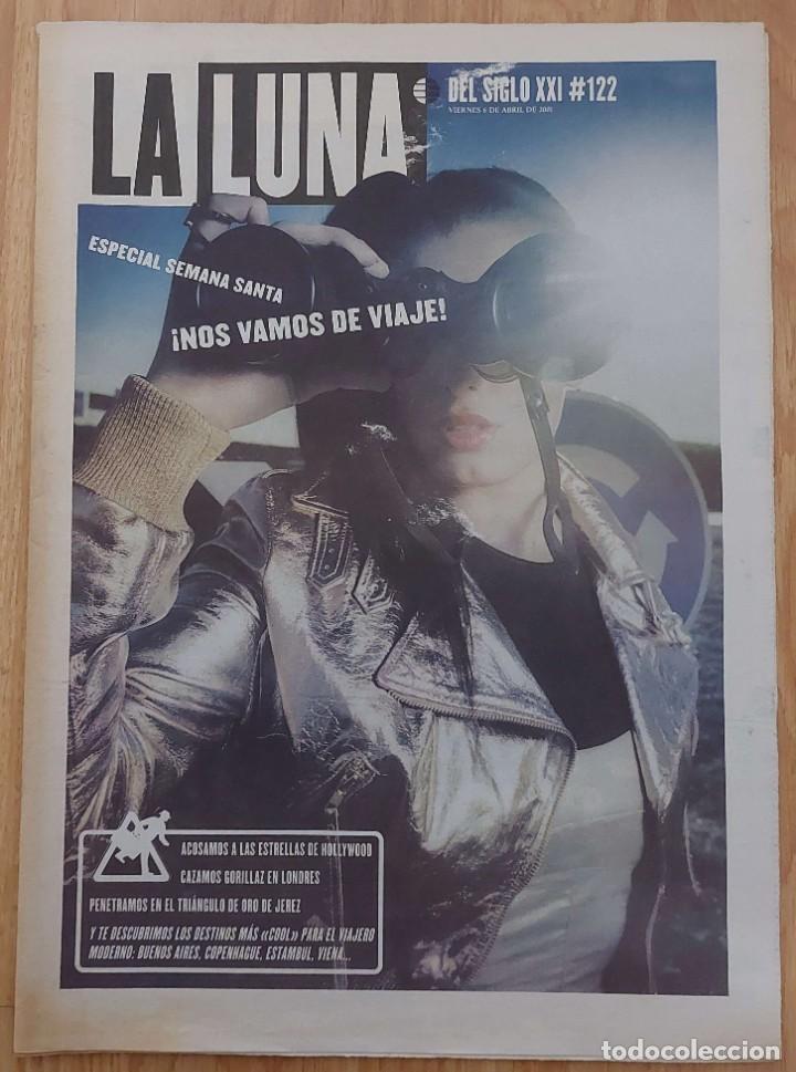 Sammeln von Zeitschriften und Zeitungen: La Luna del Siglo XXI n&ordm; 122, abr. 2001 (El Mundo). Semana Santa, destinos de viaje, Gorillaz